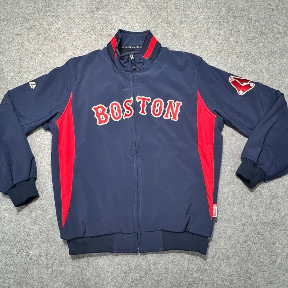 Majestic Boston Red Sox Therma Fleece Stitched jacket. Large.